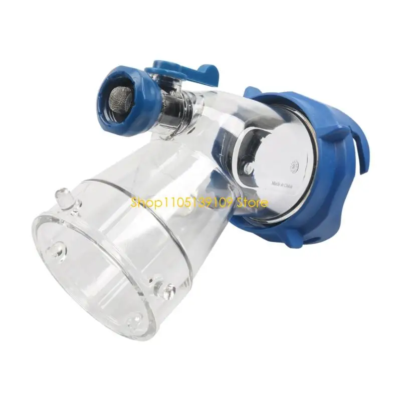 P5ED RVs Waste Pipe Connector Rinser With Backflow Preventer Trailer Pipe Joint