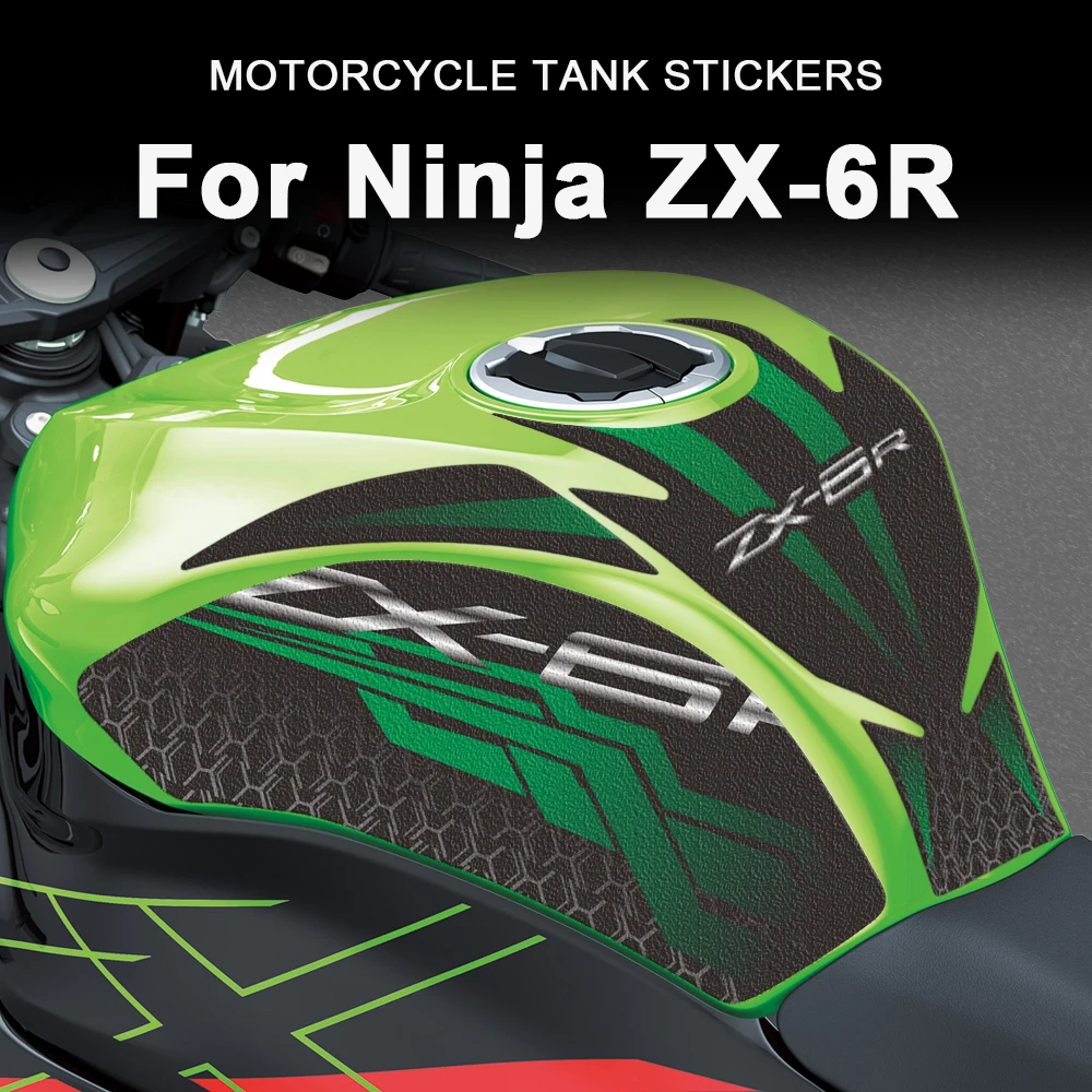 

Motorcycle Tank Pad Stickers Accessories For Kawasaki Ninja 636 ZX-6R 2012-2025 Side Fuel Tank Decals For Ninja600 ZX 6R ZX6R