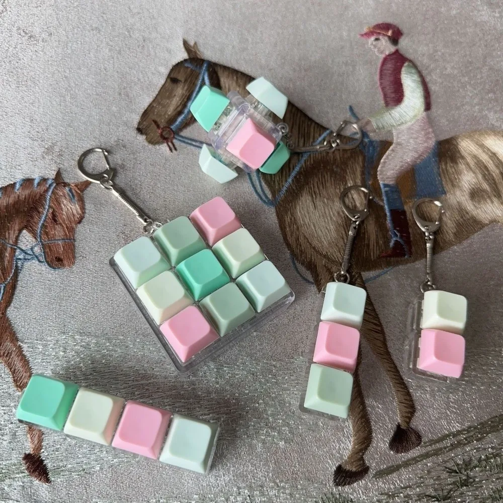 リラックスできる 2/3/6/9 キーキーボードキーキャップストレスリリーフフィジェットキーホルダー時間を過ごすガジェットクリッカーおもちゃ大人