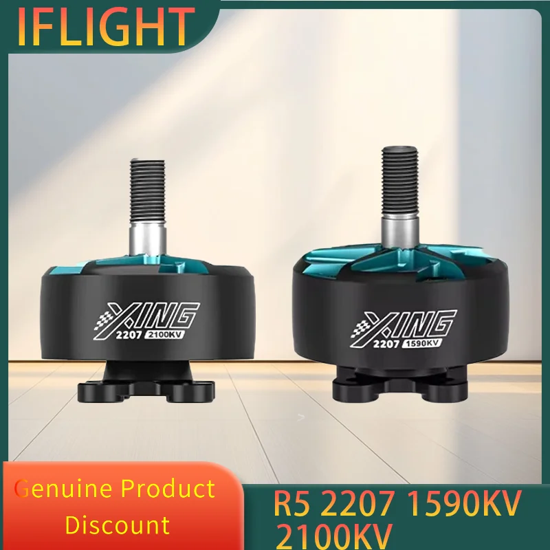 

iFlight R5 2207 1590KV / 2100KV Race 5inch FPV Professional Freestyle Race Brushless Motor Mach R5 6S For RC FPV Racing Drone