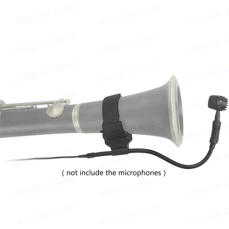 Instrument Condenser Microphone Universal Stand Clamp for DPA 4099 Clip For Clarinet Universal Instrument Microphone Clip