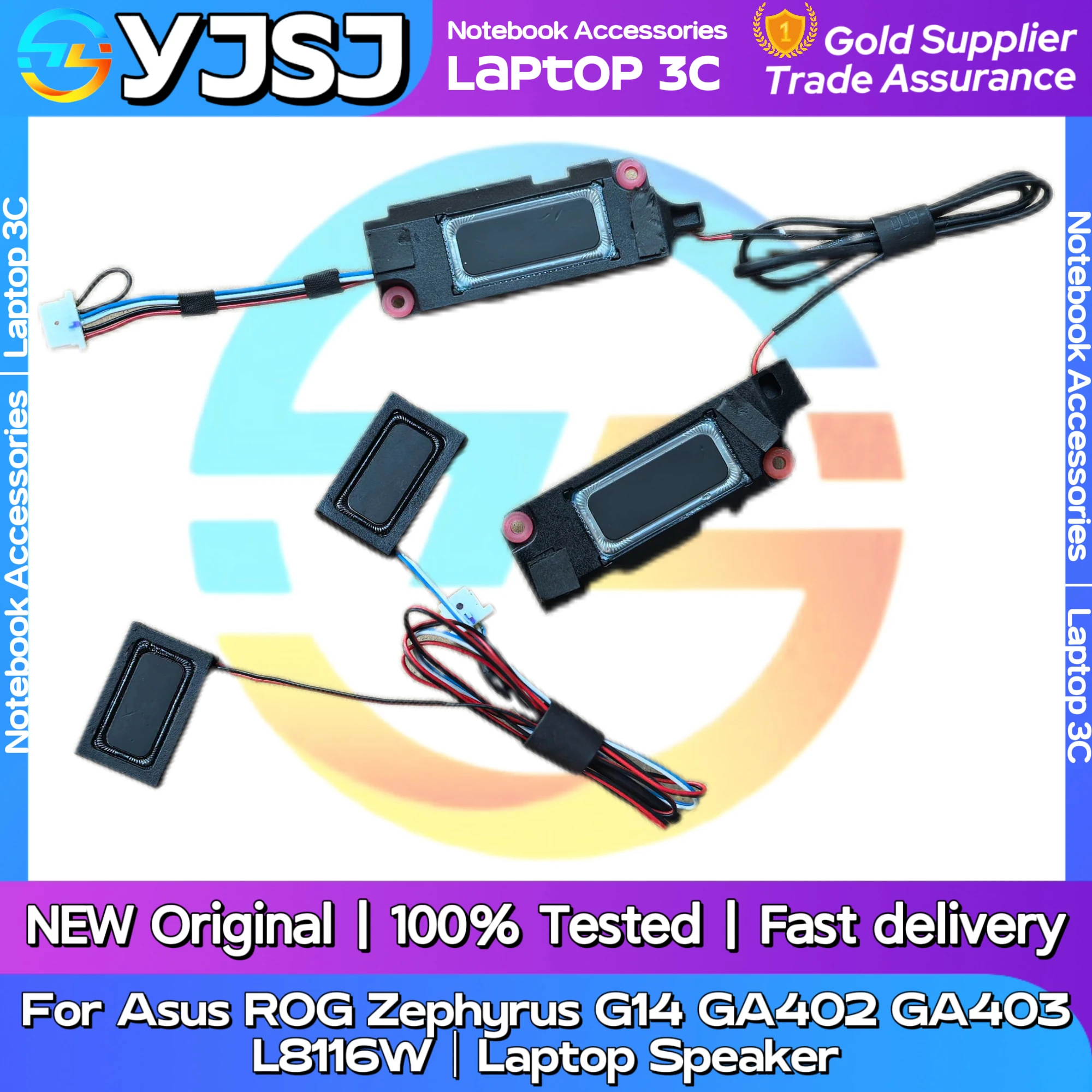 New Original Laptop Notebook Audio Speaker For Asus ROG Zephyrus G14 GA402 GA403 built-in left and right speaker L8116W-001