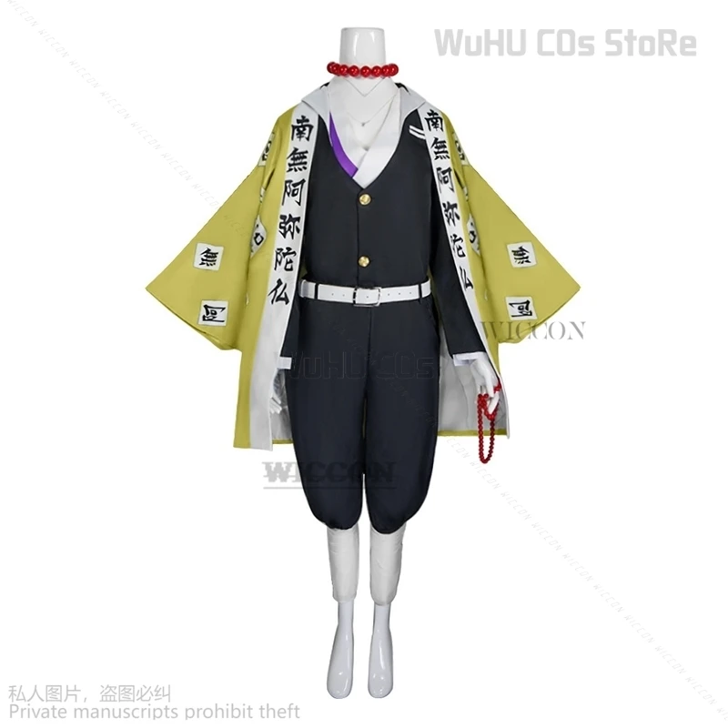 زي أنيمي تأثيري للرجال ، كيميتسو ، هيميجيما ، كياومي ، كيمونو ، أزياء هالوين ، شعر مستعار تأثيري ، حرارة قصيرة ، كوس اليابانية