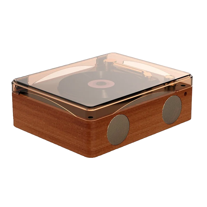 

Ретро портативный CD-плеер «все в одном» с поддержкой 5.0 Bluetooth Audio, проигрыватель машин для изучения английского языка