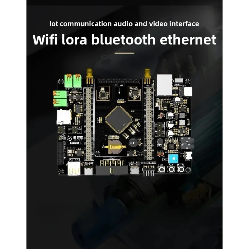 STM32 F407 LoRa Ethernet WiFi Bluetooth audio & video IoT MCU development board