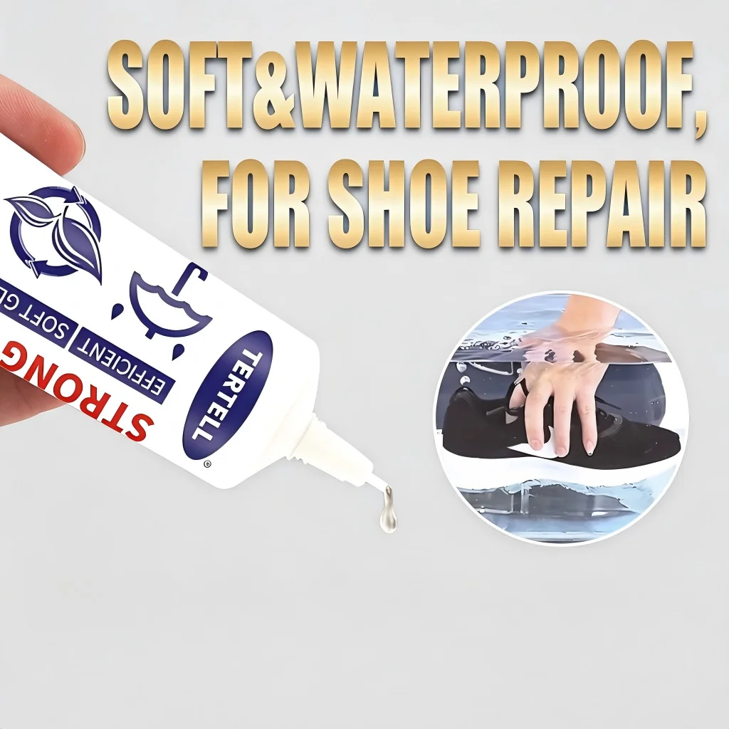 High-Strength Shoe Repair Glue Professional Shoemaker Special Adhesive Soft Resin Waterproof Glue for Sneakers and Leather Shoes