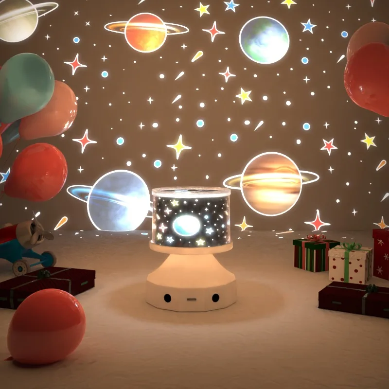 

Starry Sky Projection Lamp Room Ambiance Night Light Bluetooth Speaker Dreamlike Children's Light-Up Toy