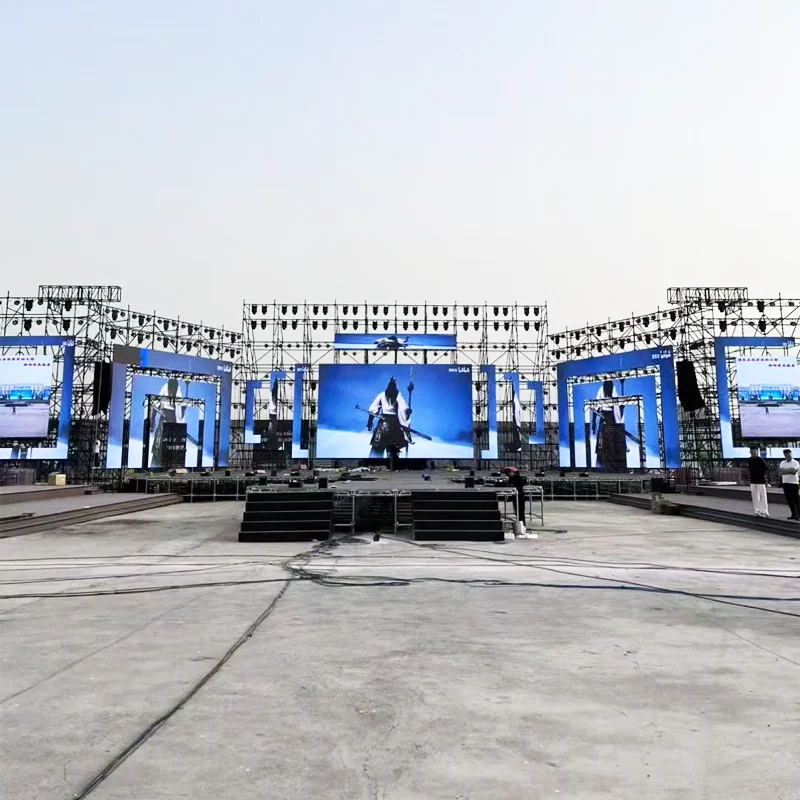 P2.5/P3.076 Indoor Stage LED Rental Cabinet IP65 Waterproof Dustproof Anti-collision Customizable