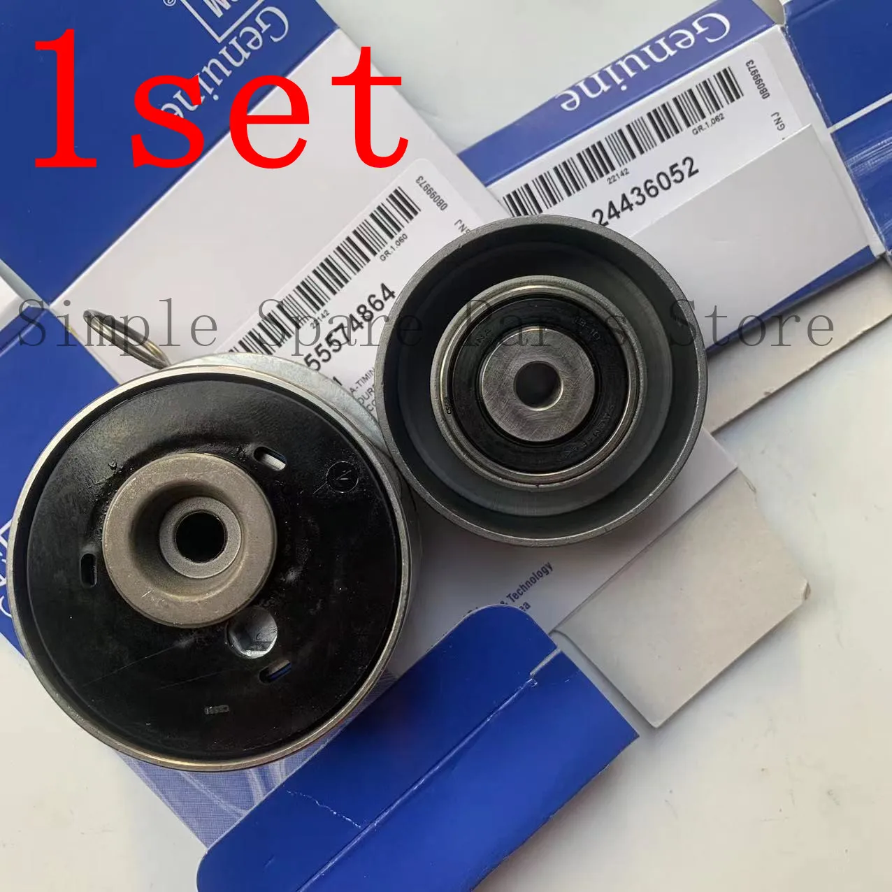 2pcs OE Timing Tension Wheel Kits For Chevrolet- Cruze Avoe Sonic Opel Zafira Astra Insignia Vectra Pontiac G3 55574864 24436052