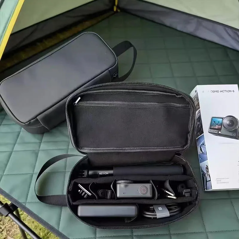 For DJI Osmo Action 6/Action 5 Pro 4 3 2/Nano/DJI Osmo Pocket 4Pro/4/3/360 Handbag Camera Carrying Case Waterproof Portable Bag
