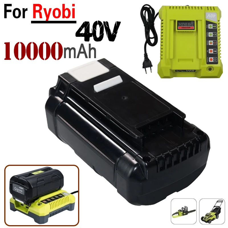 

40V 10000MAH lithium-ion batteries For Ryobi series wireless power tools OP4040 OP4026 OP4030 OP4050 OP4060A OP40201 OP40301