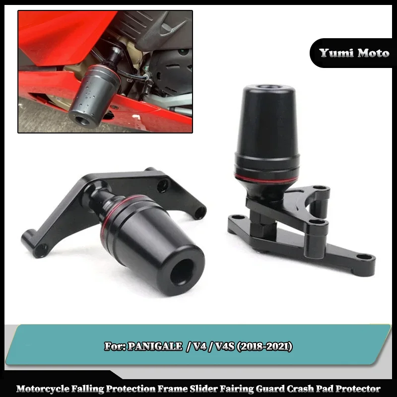 

Motorcycle Falling Protection Frame Slider Fairing Guard Anti Crash Pad Protector For DUCATI PANIGALE V4 V4S 2018-2021 2019 2020