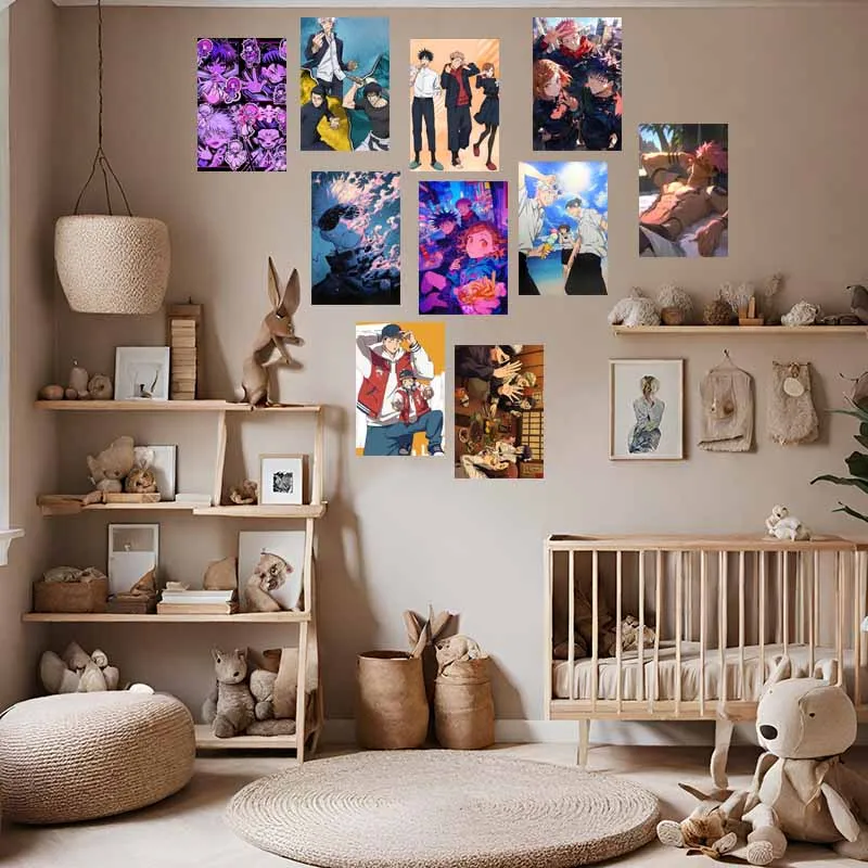 10/30 قطعة خمر أنيمي Satoru Gojo Ryomen Sukuna المشارك بطاقات مجموعة DIY بها بنفسك ديكور المنزل جدار الكولاج عدة الصور الجمالية المراهقين الهدايا #5