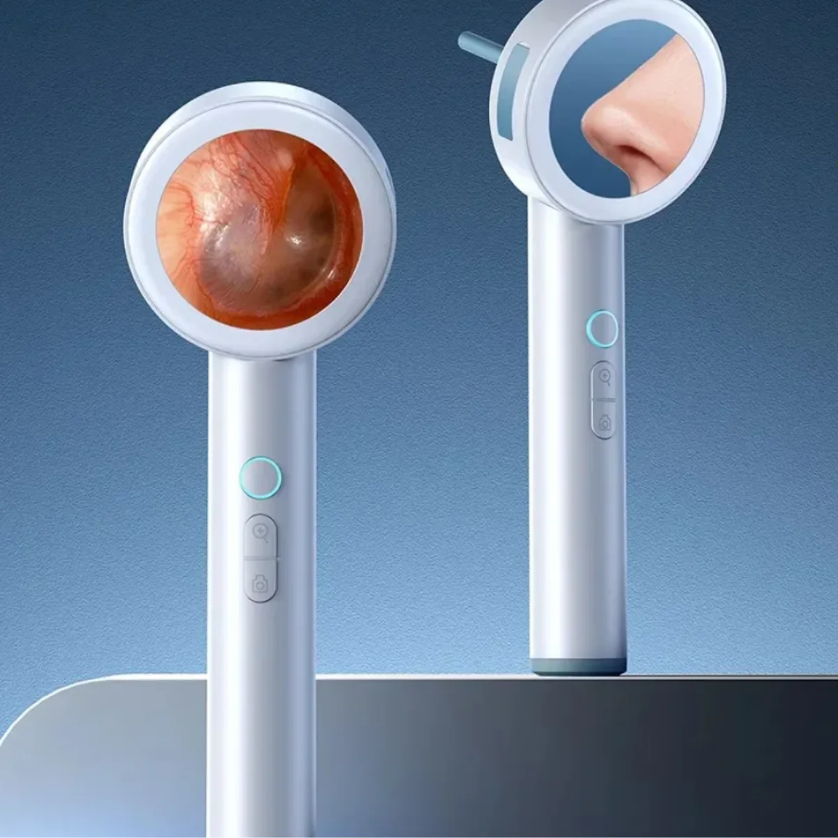 كاميرا أذن بشاشة 1.8 بوصة تشغيل/تسجيل فوري، منظار أذن للمنزل والحيوانات الأليفة للأطفال/الكلب/القطط، منظف أذن بصري عالي الدقة