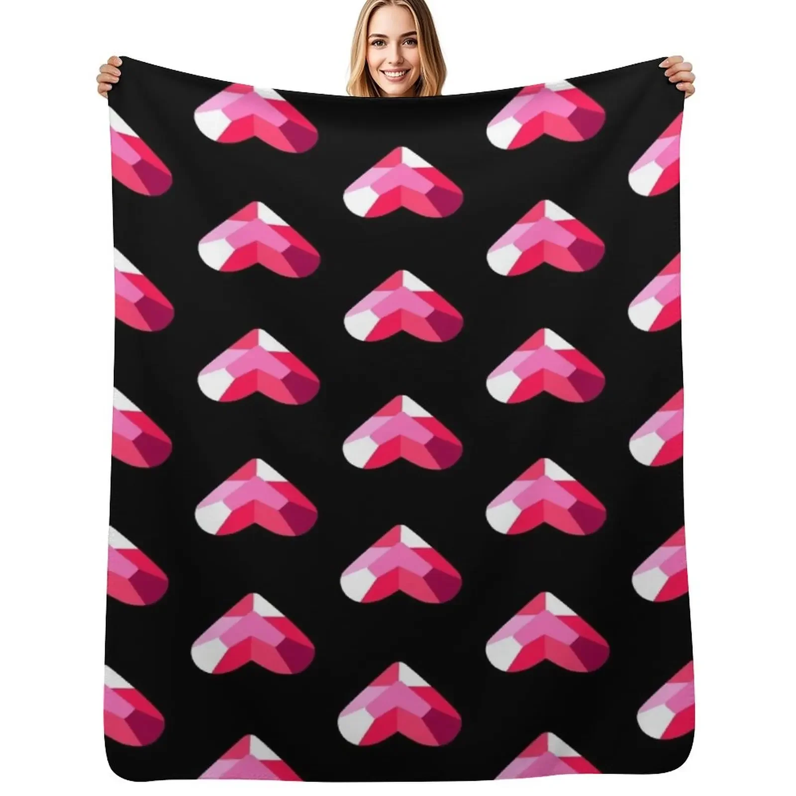 

Spinel's Pink Gem - Steven Universe The Movie Throw Blanket Warm Sofa Quilt valentine gift ideas Plaid Blanket