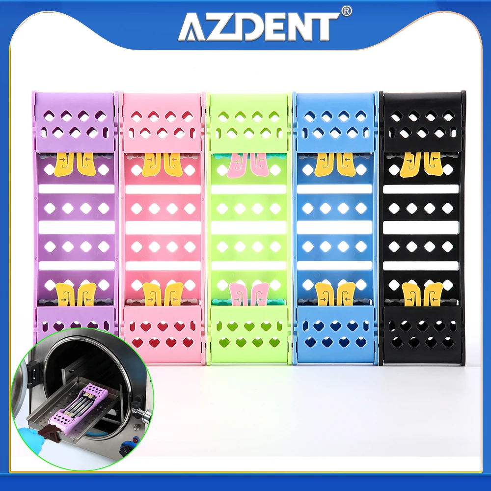 135 ℃ 오토클레이브 플라스틱 치과 기구 보관 랙 홀더, 1 개