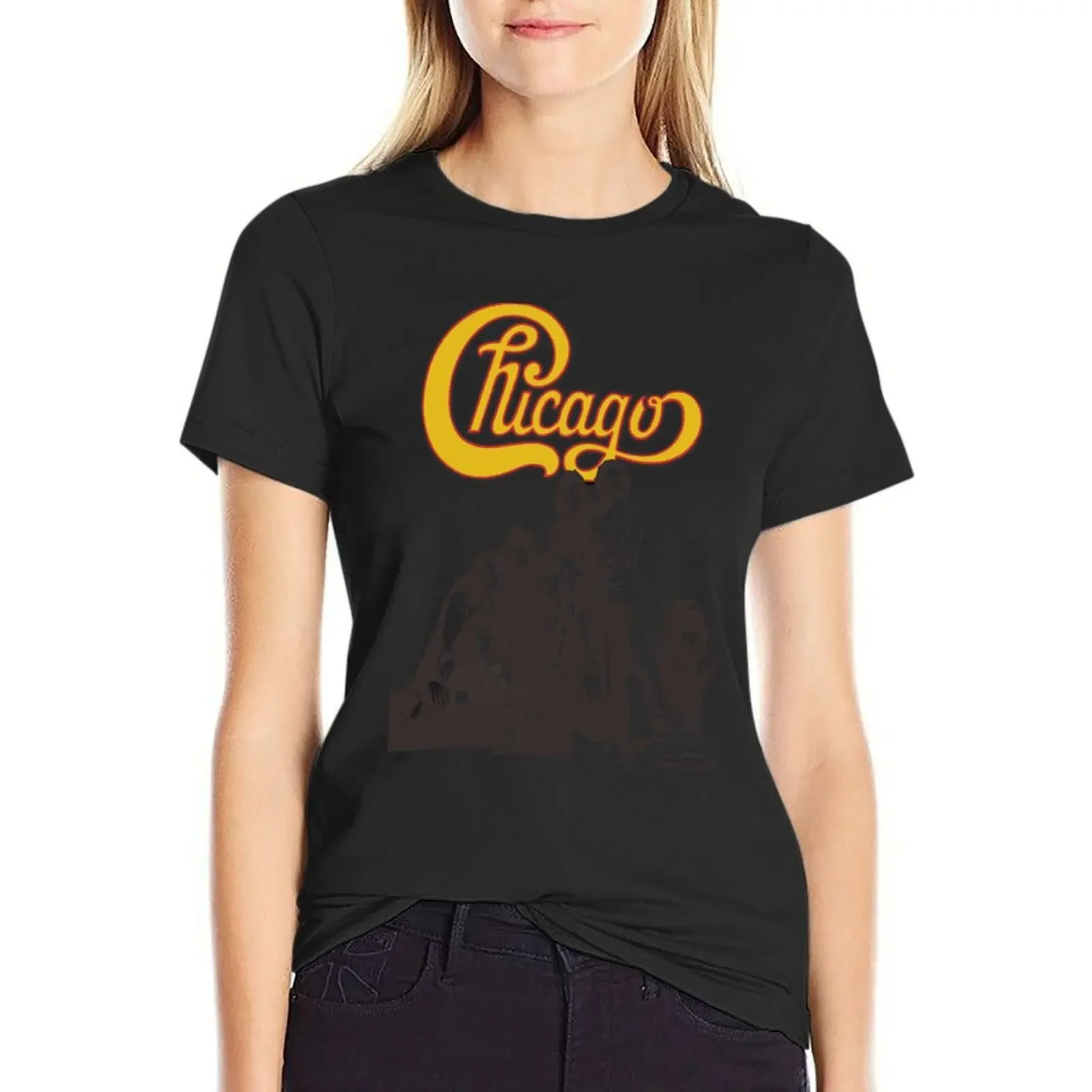 

Chicago T-shirt graphics summer clothes shirts graphic tees graphic t-shirts for Women