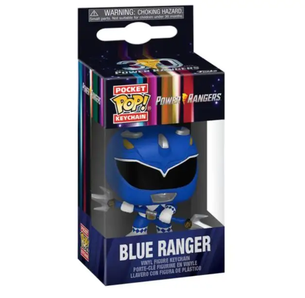 Funko Pop POWER RANGERS Pocket Pop Keychain New Arrival Pink Rangers Red Blue Yellow Ranger Vinyl Figure Collection Model Toys - view 6
