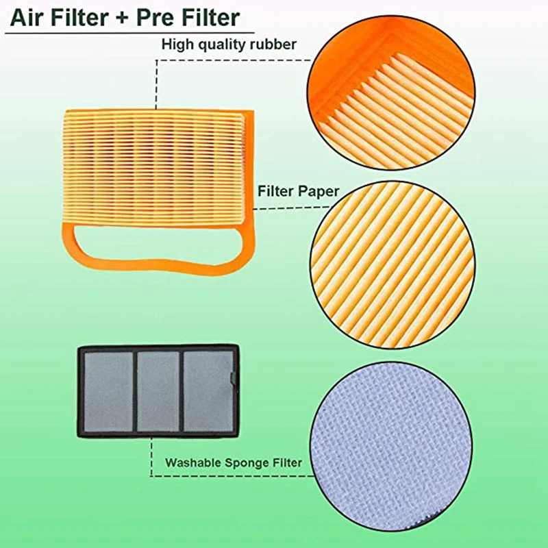 TS410 Air Filter Tune Up Kit For STIHL TS410 TS420 TS410Z TS420Z Concrete Cut Off Saw 4238 140 1800/4238 140 4401