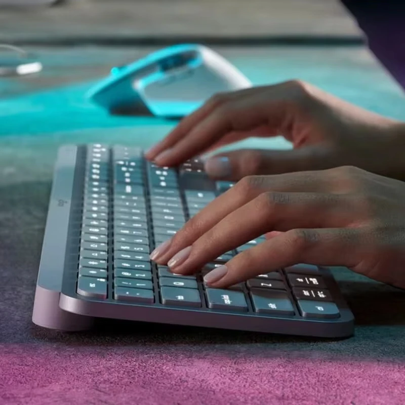 NEW Original Logitech MX Keys S Wireless Keyboard Low Profile Fluid Precise Quiet Typing Programmable Key Backlighting Keyboard