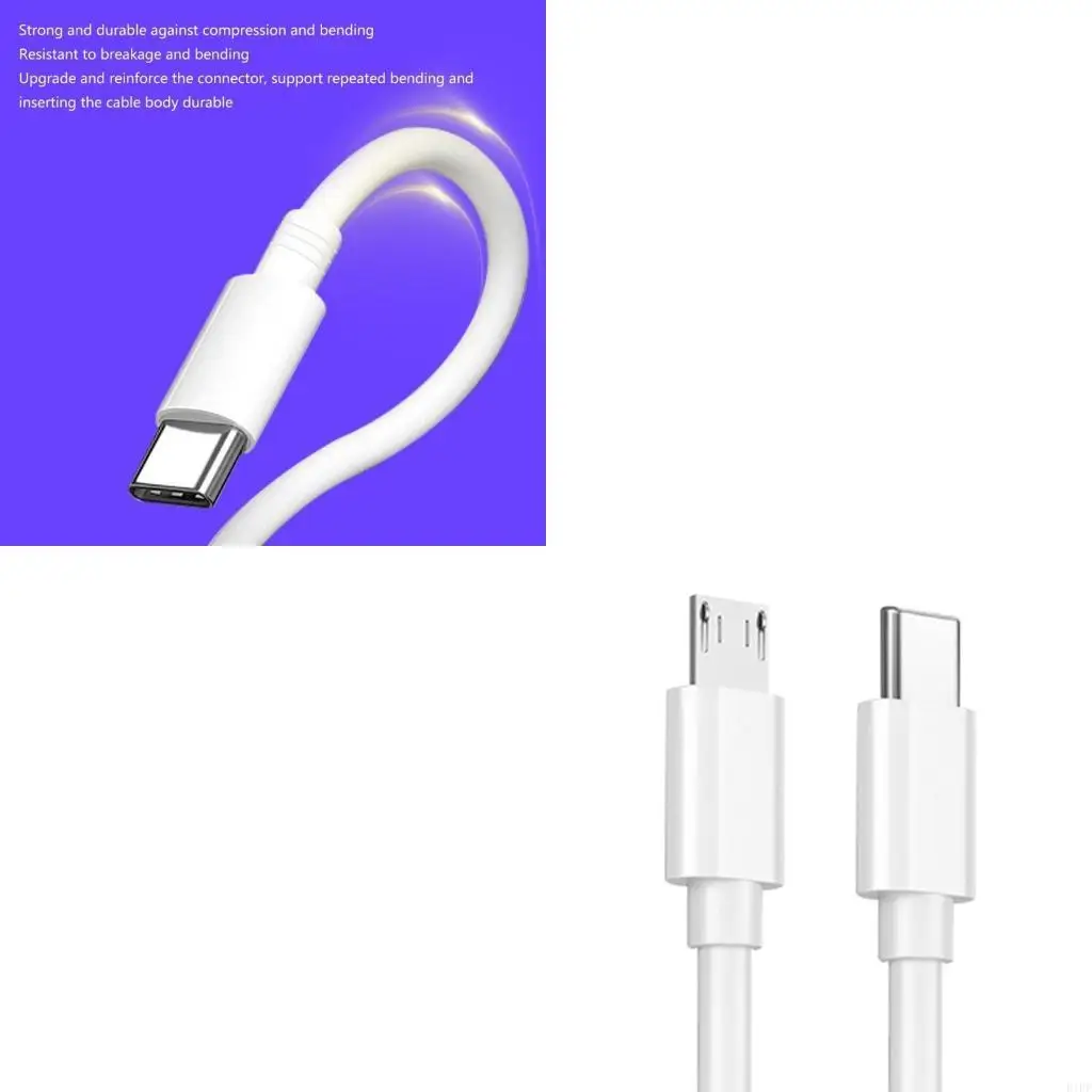 E1PF USB Type C Adapter To Micro USB Male Sync Micro OTG