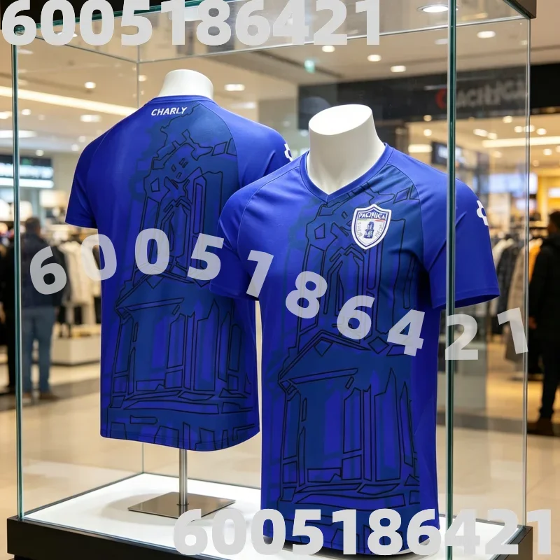 Camiseta Retro 2026 del C.F. Pachuca, Charly, Transpirable y Cómoda, de Moda, Secado Rápido, para Niños y Familia