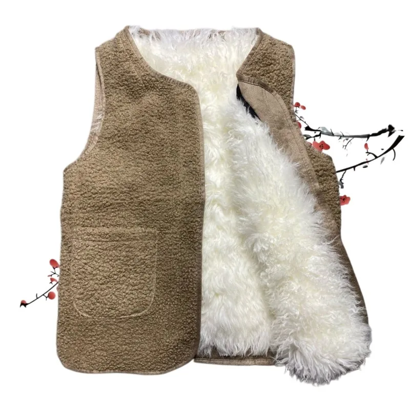 

Women's Autumn Winter Top Coat Cotton Coat Vest Thickened Warm Simple Comfortable Casual Design Fashion Niche Versatile Skinny