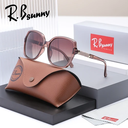 Imagen 2 del producto Gafas de sol de gran tamaño para mujer, gafas polarizadas, gafas de sol para mujer, lentes degradados UV400, gafas de moda de mariposa para conducir TR90, gafas