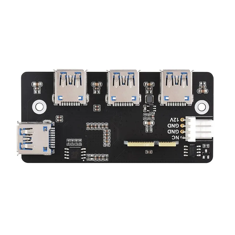 Hot Raspberry PI CM4 Quad-way USB Expansion Board IO Board PCIE To USB3.2 Gen1 Conversion Board Module