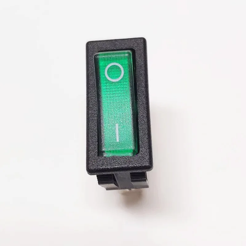 

1~5pcs/lot R-1-110-C5N-BG Hull switch Three legs two green lights 16A warping switch