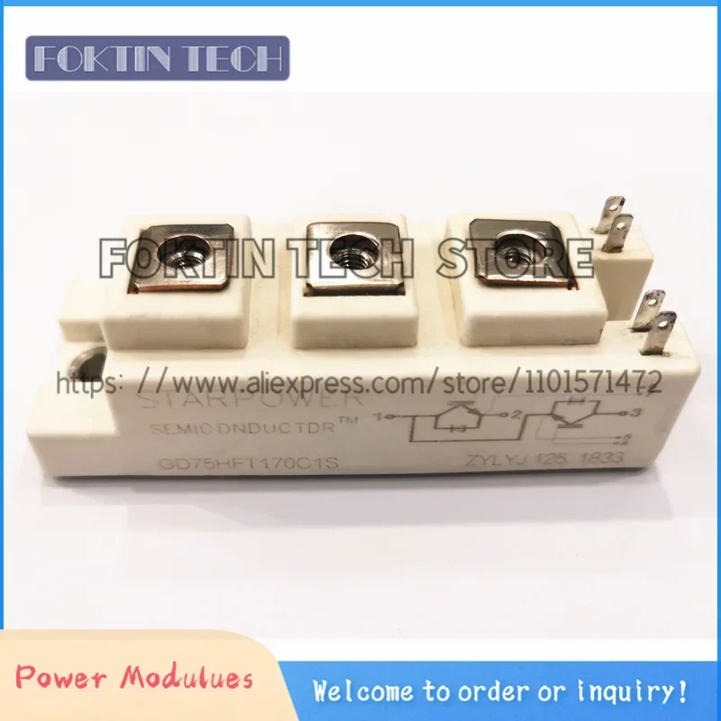 GD75HFU120C1S GD50HFY120C1S GD75HFY120C1S GD50HFT120C1S GD100HFT120C1S GD100HFU120C1S GD100HFY120C1S GD100HFT170C1S وحدة جديدة