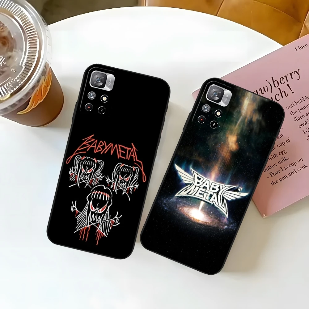 B-BABYMETAL R-Rock Band Phone Case for Xiaomi Redmi Note 14 12 11 13 9 Ultra 10 Lite POCO F4 F5 X5 Pro Plus Cover