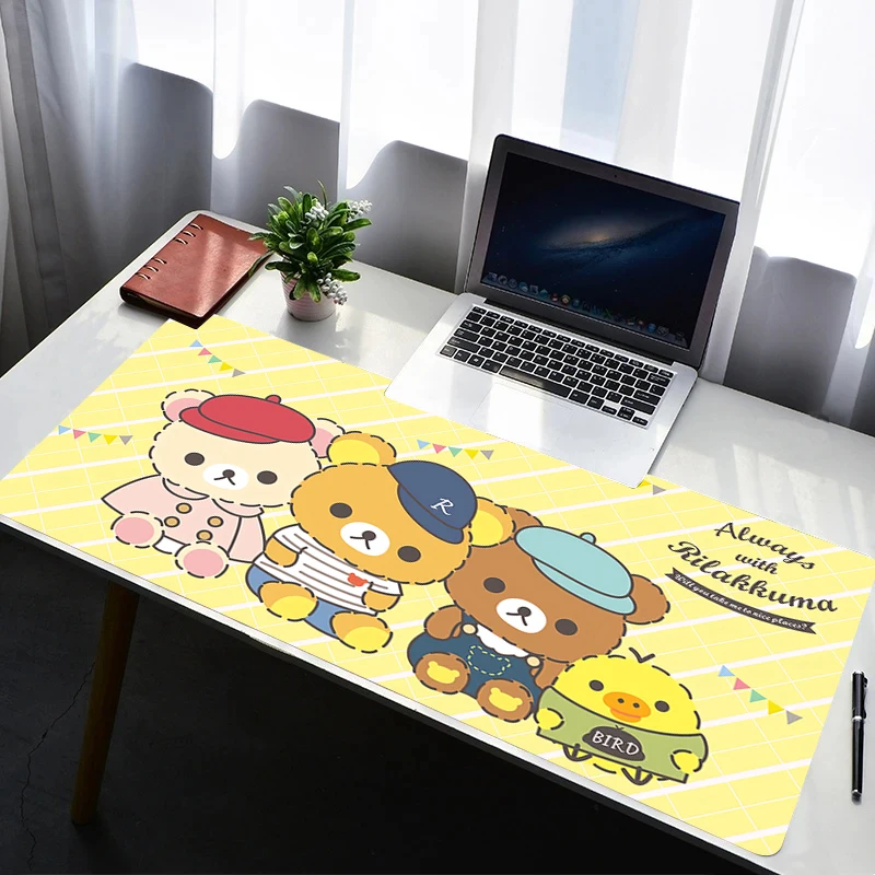 

Mouse Pad Computer Gamer PC Accessories HD Mousepad Rubber Non Slip Desk Mat Laptop K-korilakkuma R-rilakkuma Gamer Keyboard Pad
