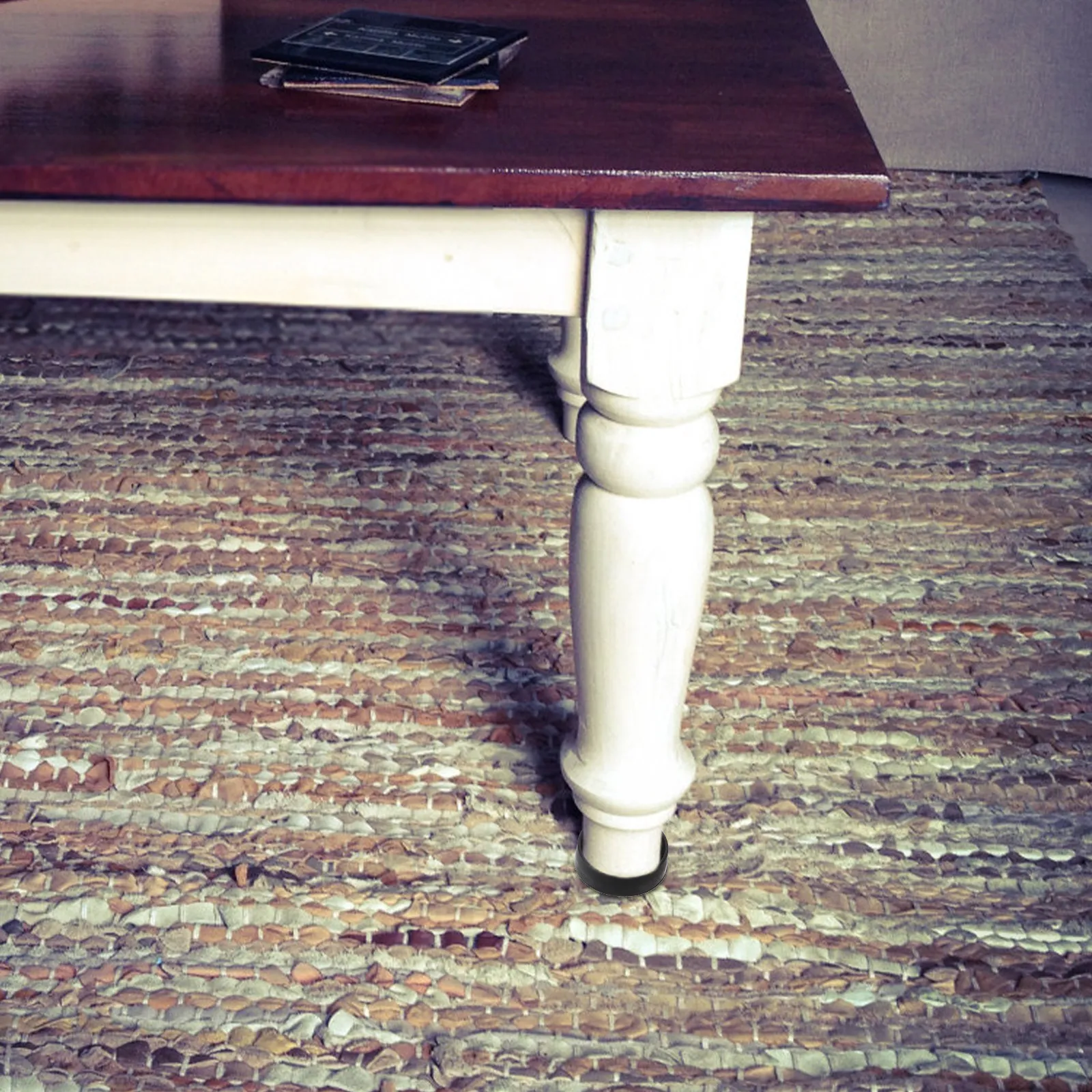 

12Pcs Furniture Leg Caster Cups Rubber Wheel Stoppers Chair Table Bed Wheel Protectors Hardwood Floor Caster Cups