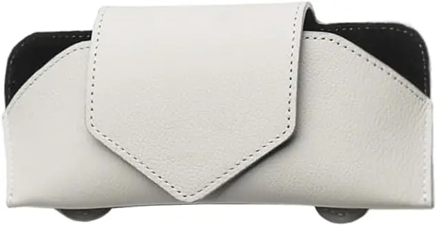 

Sunglass Holder for Car Visor, Leather Vehicle Eyeglass Sun Visor Hanger Case with Hidden Magnetic