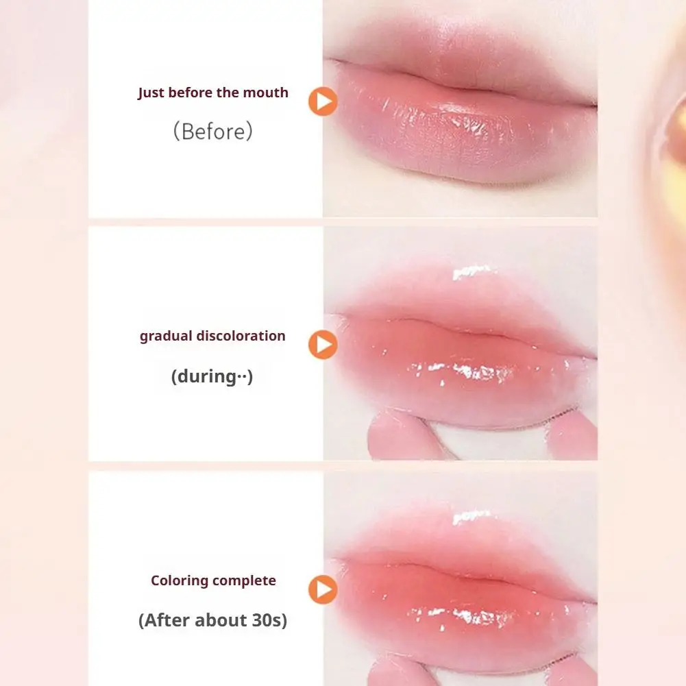 التوت تغيير لون أحمر الشفاه غير عصا كوب هلام أحمر الشفاه ترطيب ترطيب تغيير لون الشفاه بلسم الدافئة تغيير الشفاه بال #6