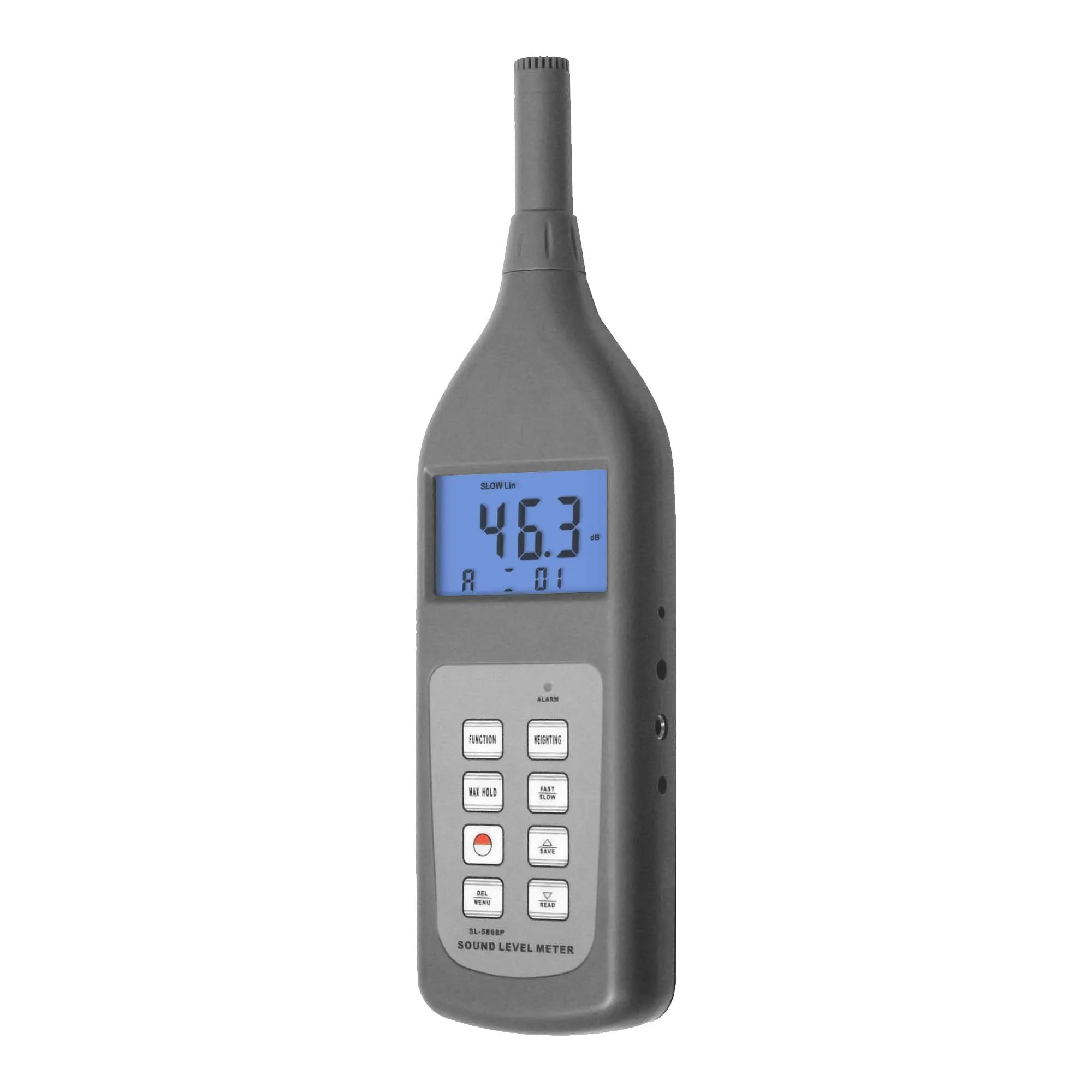 Multi-function Sound Level Meter SL-5868P Digital Noise Tester 30dB~130dB 20Hz~12,500Hz Lp Leq Lmax LN Sound Level Meter