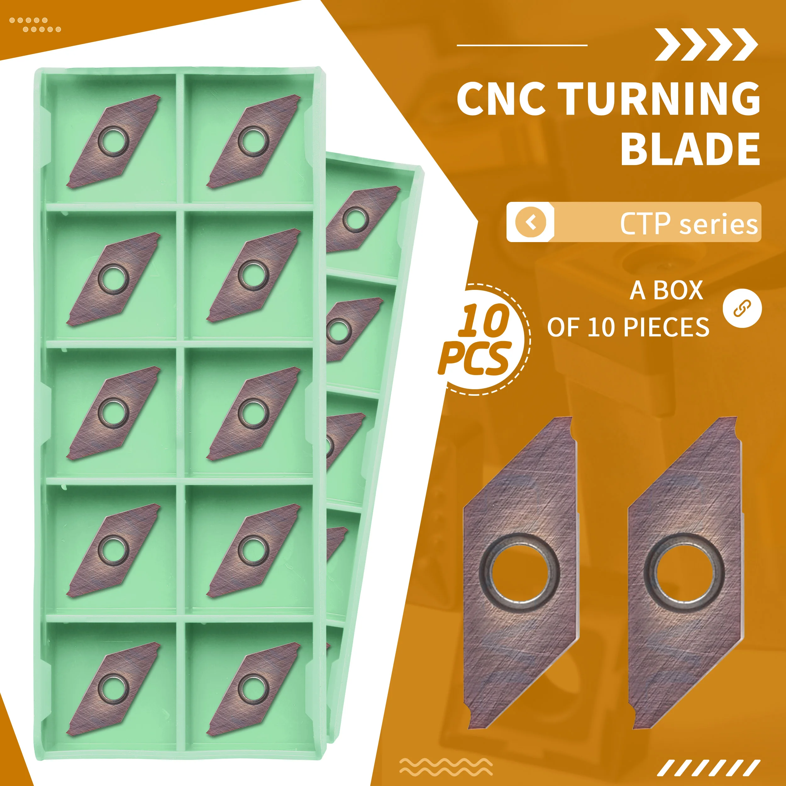 CTP07FR LF6118 CTP07FRN CTP10FR CTP10FRN CTP15FR CTP15FRN CTP20FR CTP20FRN CTP tornio CNC inserto per scanalatura in metallo duro
