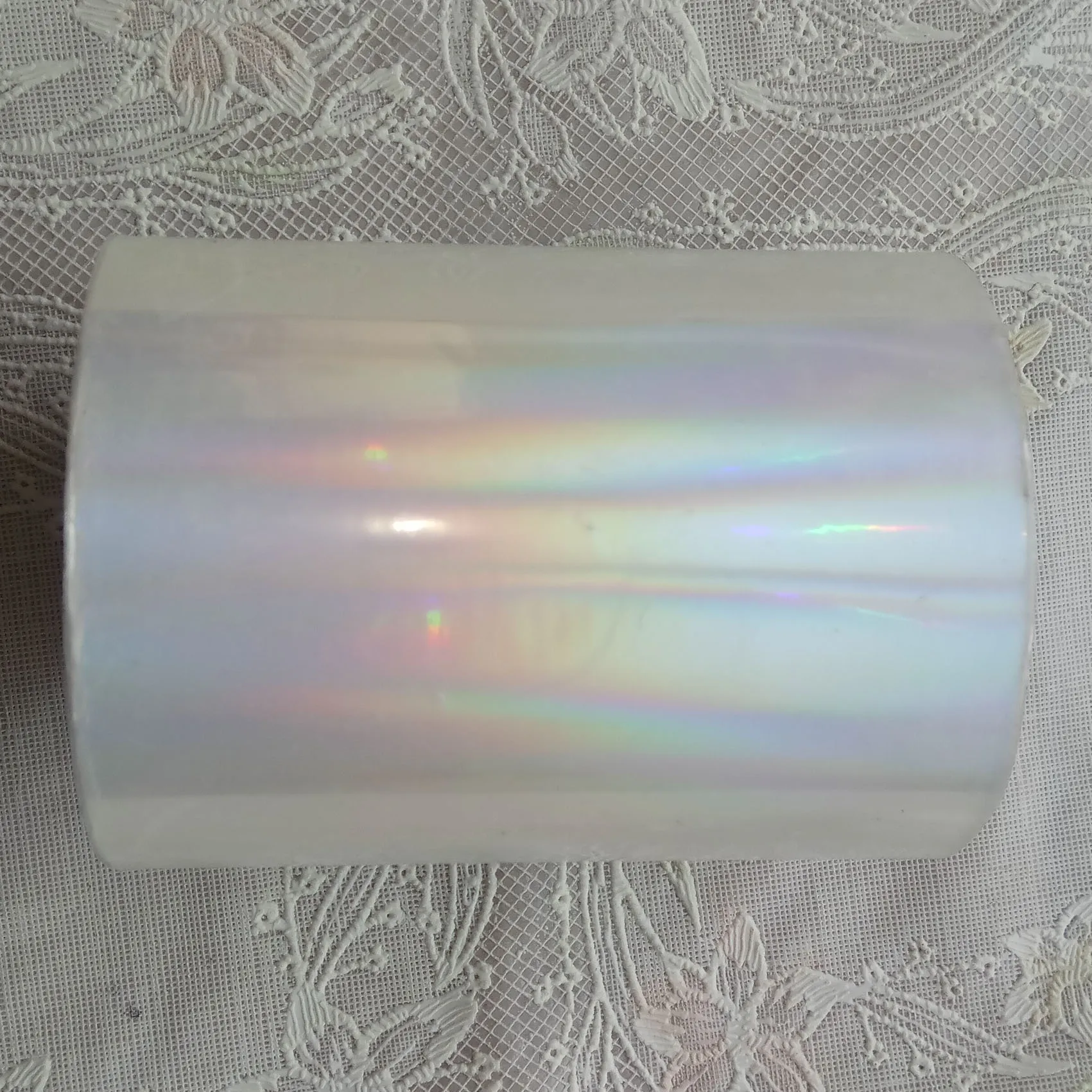 Holographic Foil Plain Transparent Foil Hot Stamping On Paper or Plastic 8cm x 120m/Lot DIY Package Box