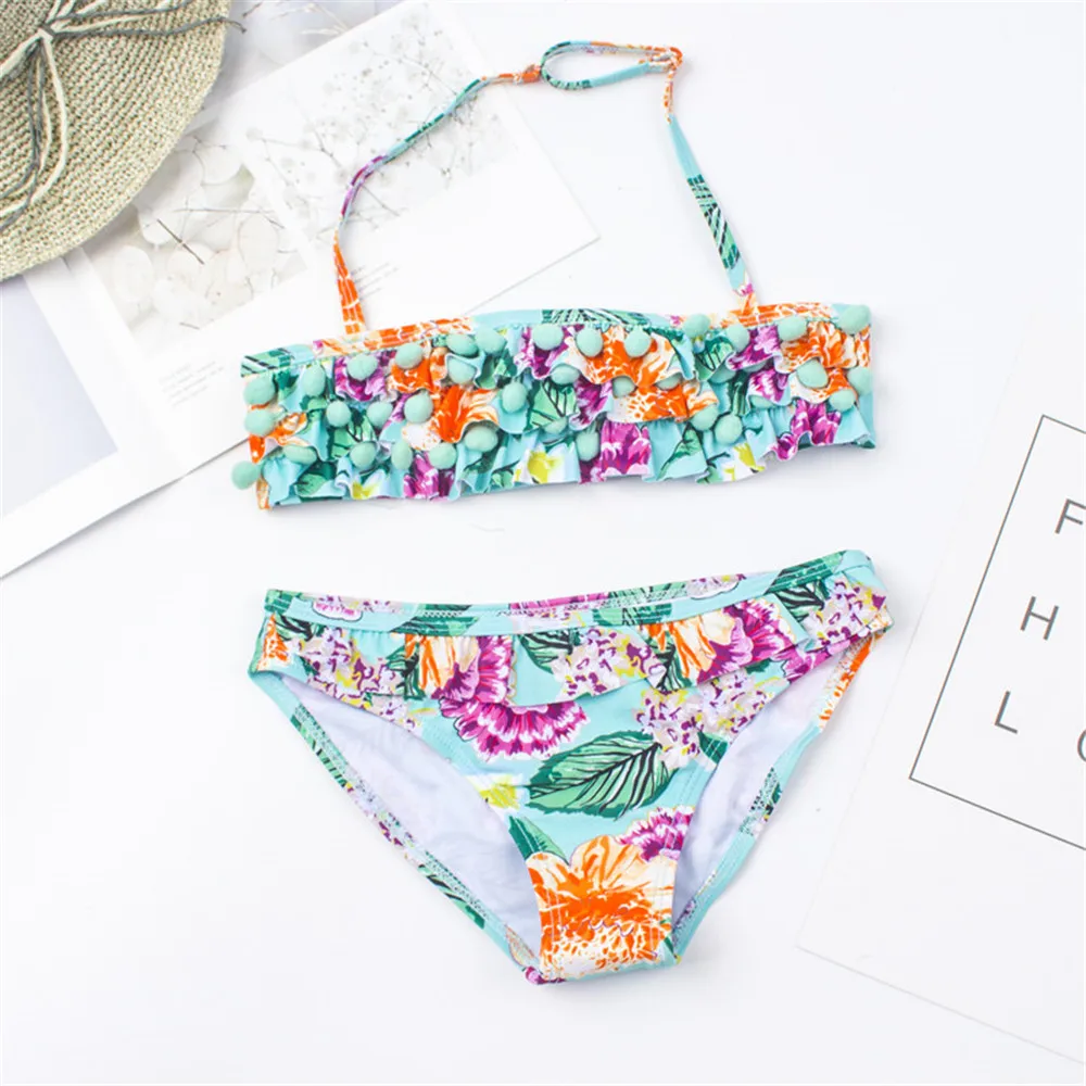 23 Phong Cách Trẻ Em Giá Rẻ Bé Gái Đồ Bơi Đồ Bơi Trẻ Em In Hình Băng Bikini 2021 Hiệu Buôn Bé Gái Biquini Bơi