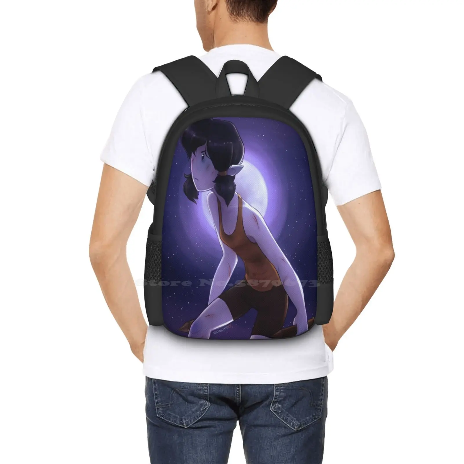 Marcy Slayin'-mochila de moda Adventure Time The Vampire Queen Fanart Sai, gran oferta