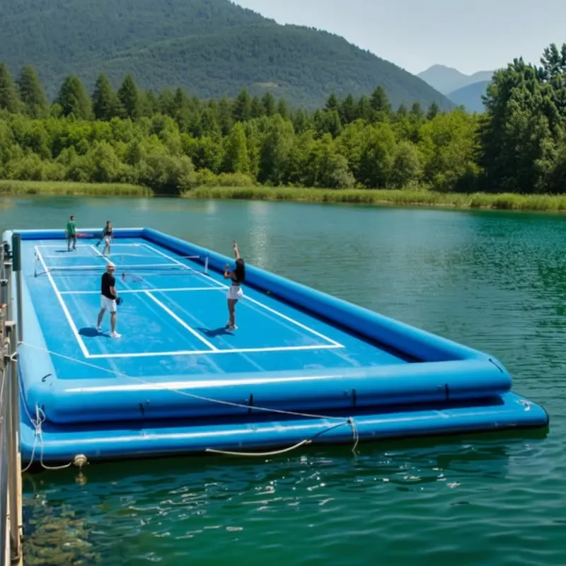 for Drip Water Sports Arena Platform Court Inflatable Floating Pickleball Course