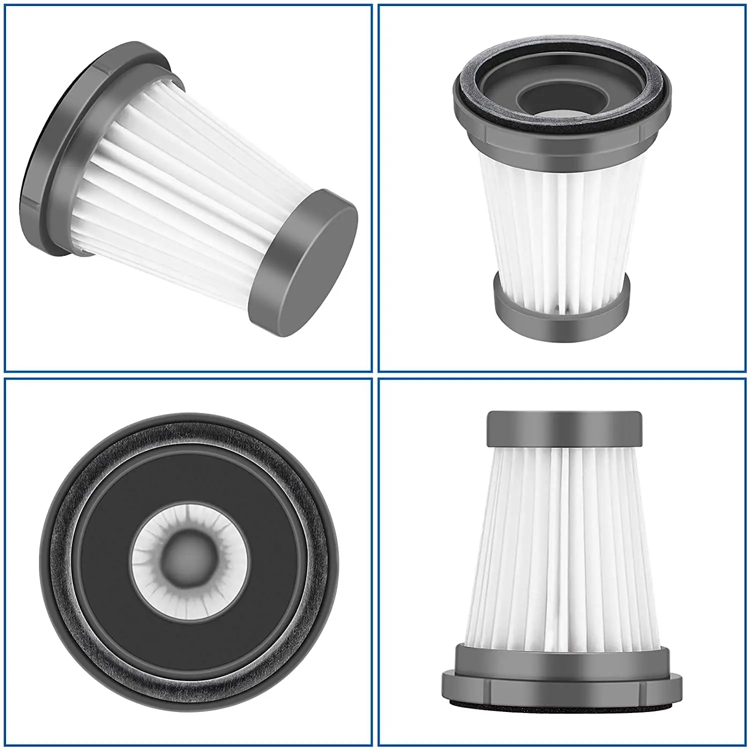 Kompatybilny dla MOOSOO K12 / K12 Pro / K13 / Foxnovo 13KPA odkurzacz ręczny filtr Hepa zapasowy wymiana części akcesorium