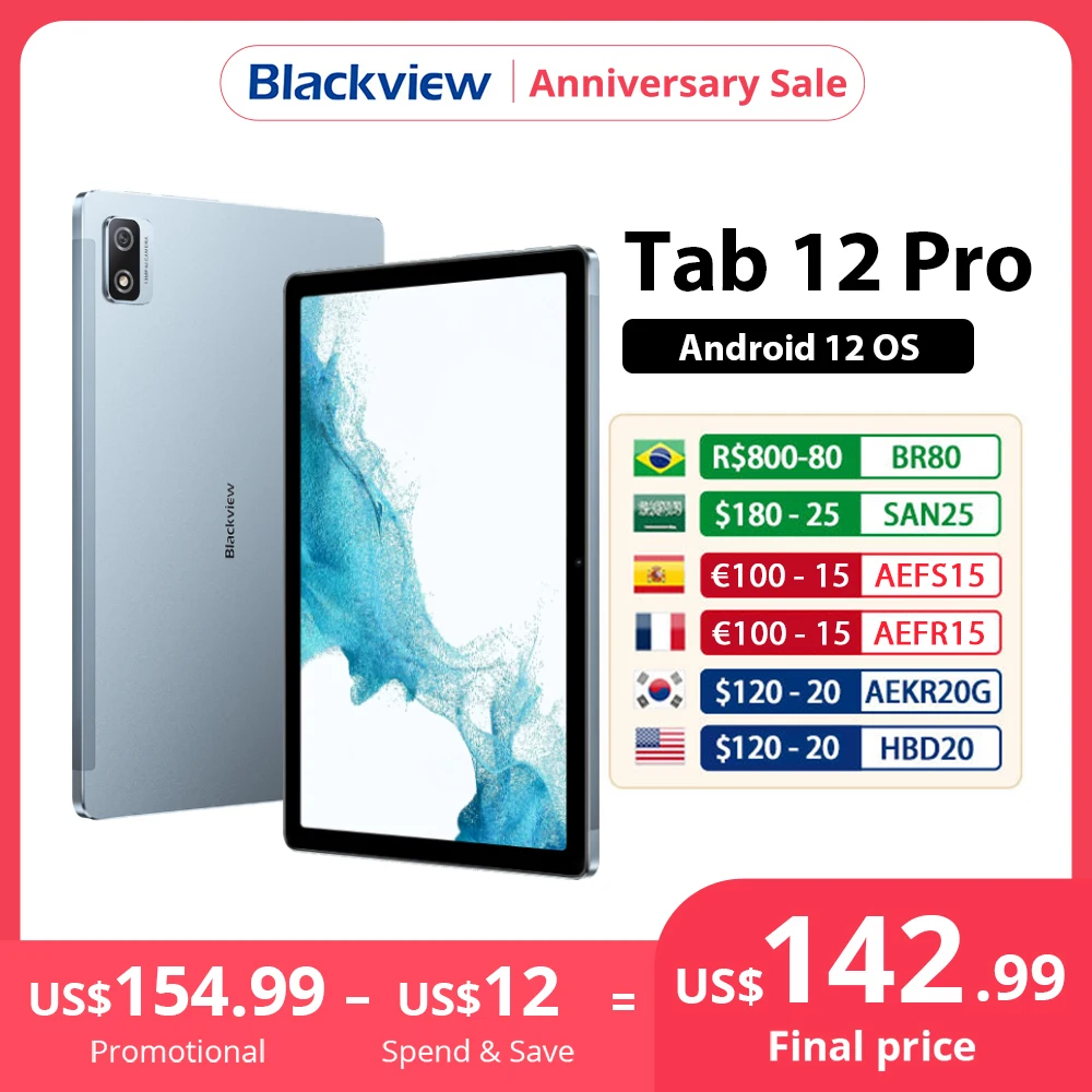 Blackview Tab 12 Pro 10.1인치 태블릿, MEGA 8 성능으로 무장한 초경량 프로페셔널 기기 리뷰