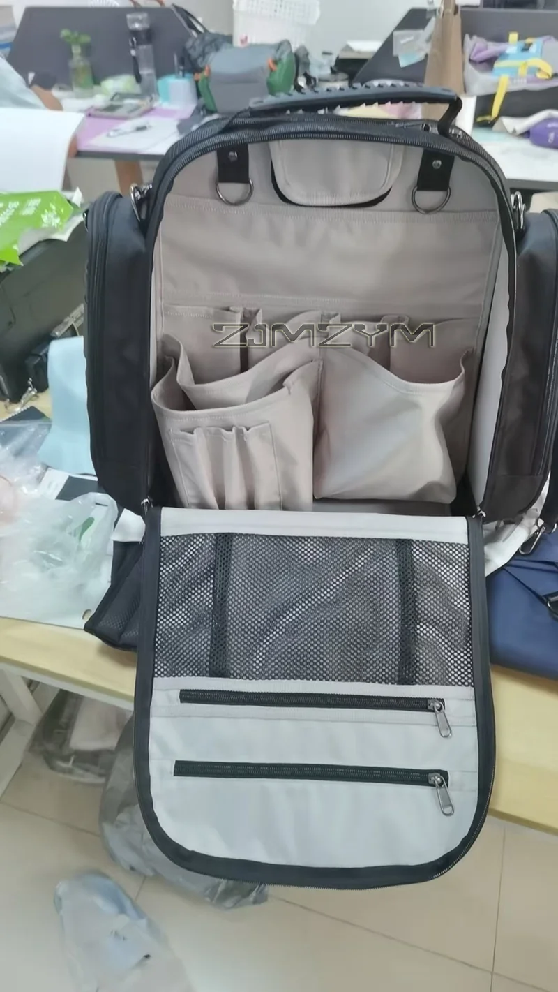 Kit de herramientas, bolsa de almacenamiento de herramientas portátil, bolsa de herramientas gruesa resistente al desgaste, kit de herramientas cruzado para electricistas y carpintería