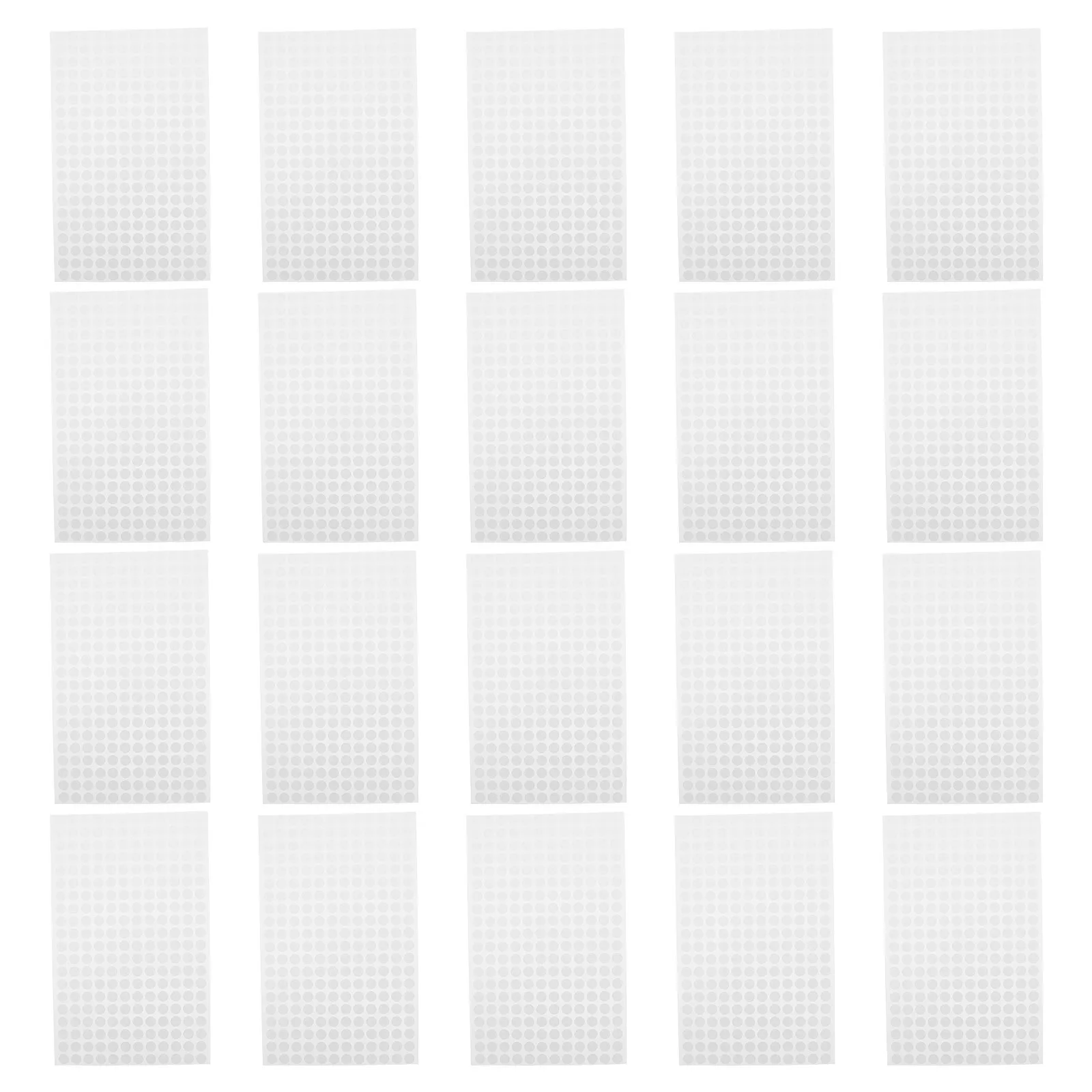 30 arkuszy okrągłych samoprzylepnych etykiet, naklejki okrągłe z możliwością pisania, zdejmowalne etykiety w kształcie kropek do projektów szkolnych, biurowych i pakowania.