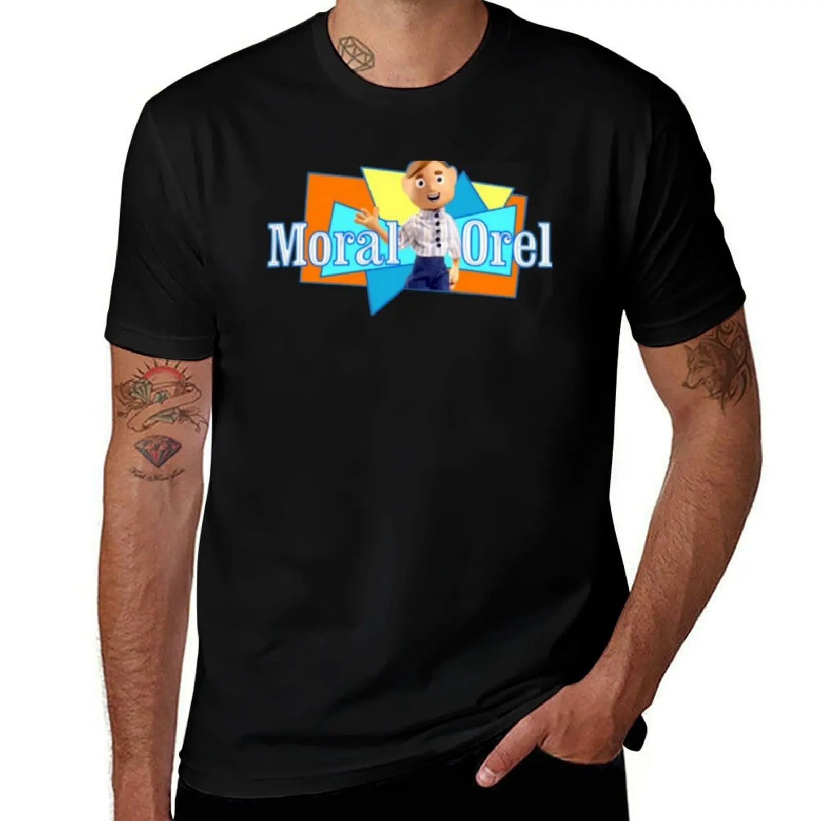 Moral Orel LOGO moral orel, orel, moral, adult swim T-Shirt Casual Basic Street Style T-Shirt