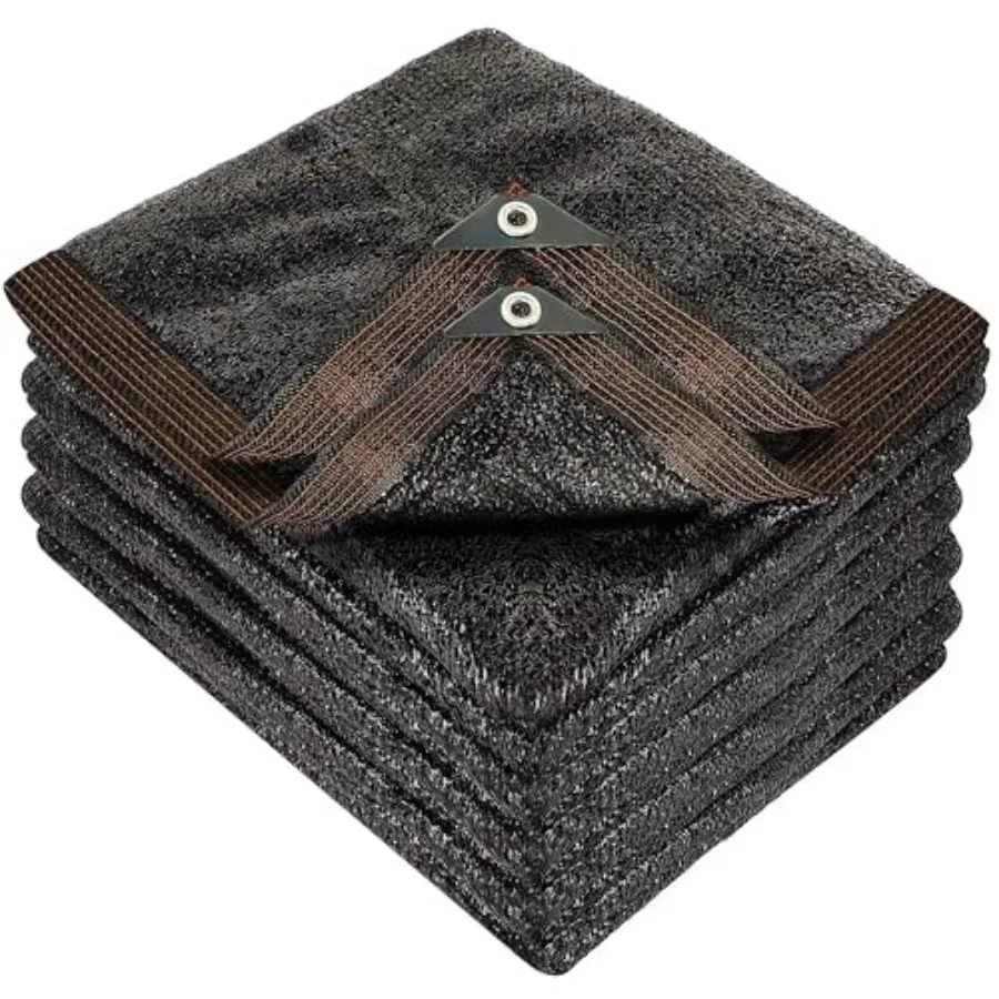 

Shade Cloth, Dog Kennel Shade Cover, Sturdy Durable Sunblock Shade Mesh Tarp with Grommets for Patio Plants Greenhouse Chicken