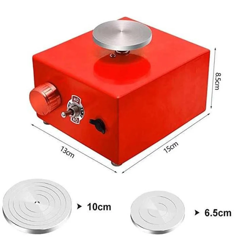 Square Mini Blanking Machine Metal Shell Children's Teaching Blanking Machine Pottery Machine Clay Machine Potter's Wheel