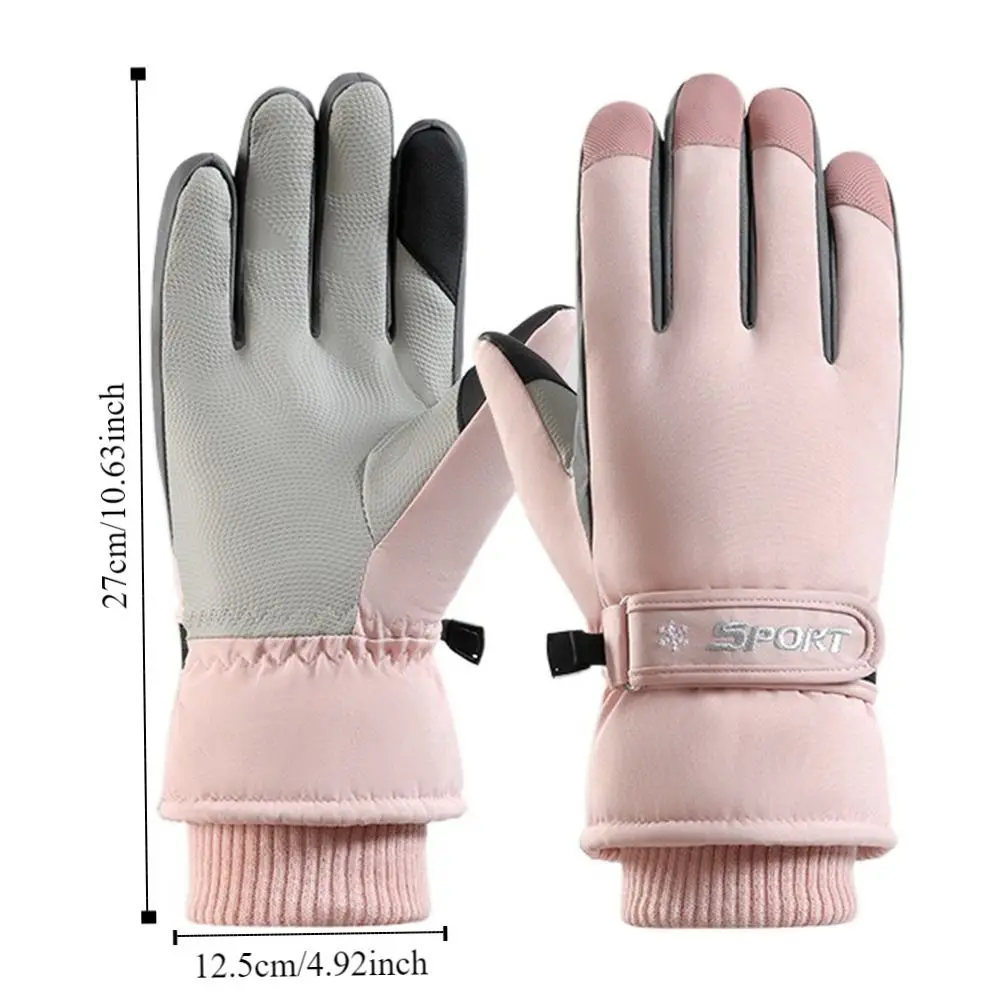 Multifunction Ultralight Winter Ski Gloves Anti-Slip Warm Snowboard Mittens Thicken Full Finger Touchscreen Gloves Men/Women